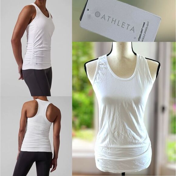 NWT ATHLETA Speedlight Hydrogen Seamless Tank Size XXS - Picture 1 of 12